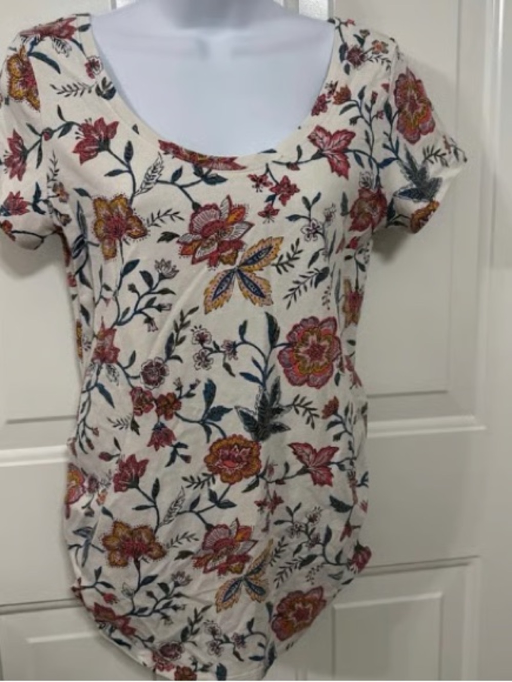 Floral Short Sleeve Top